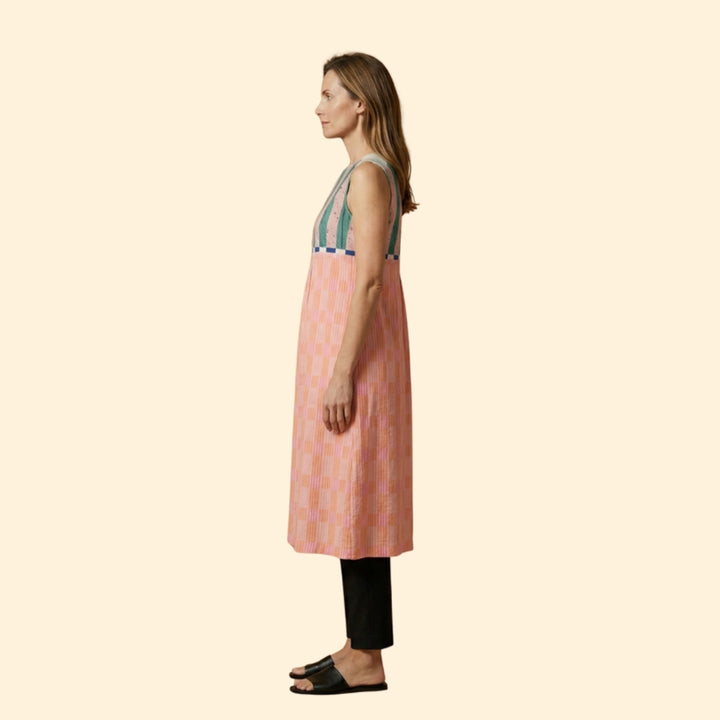 Women’s Dress with Vertical Striped