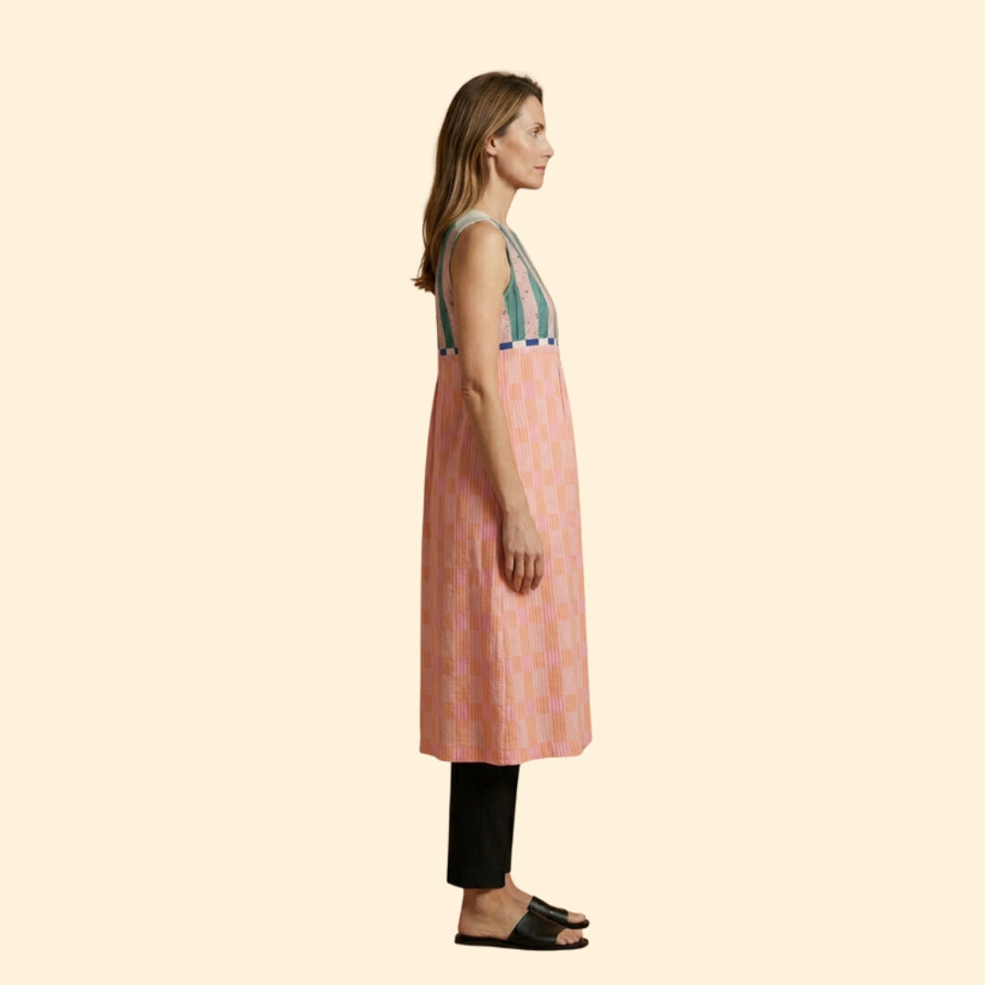 Women’s Dress with Vertical Striped