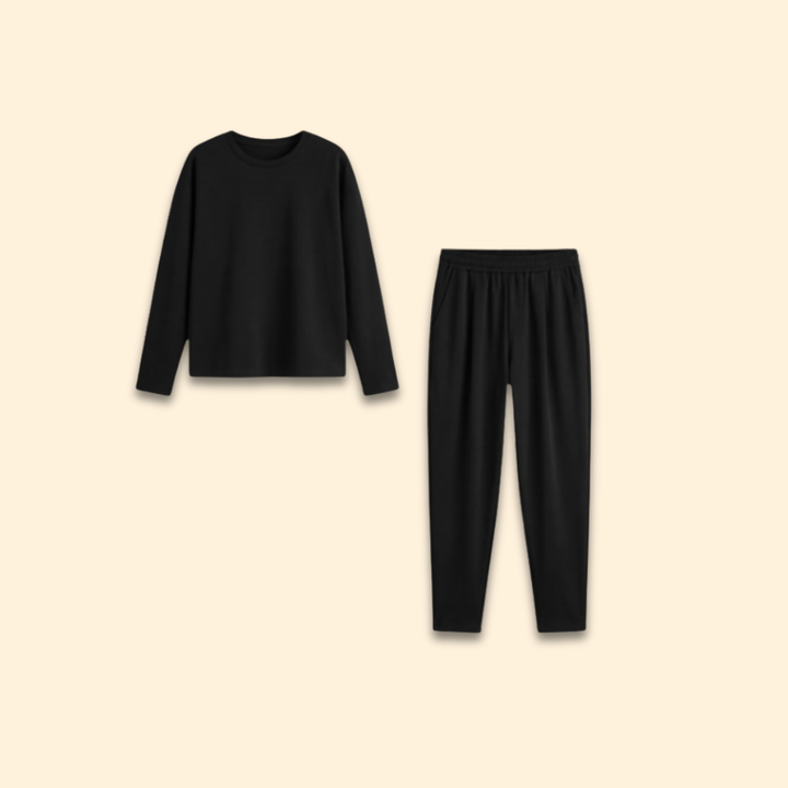 Women’s Two Piece Set with Long Sleeve Top