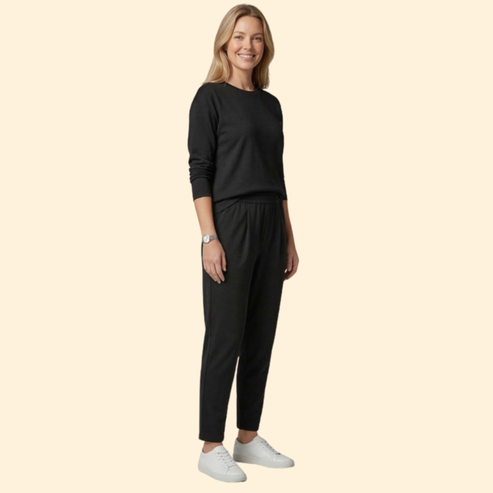 Women’s Two Piece Set with Long Sleeve Top