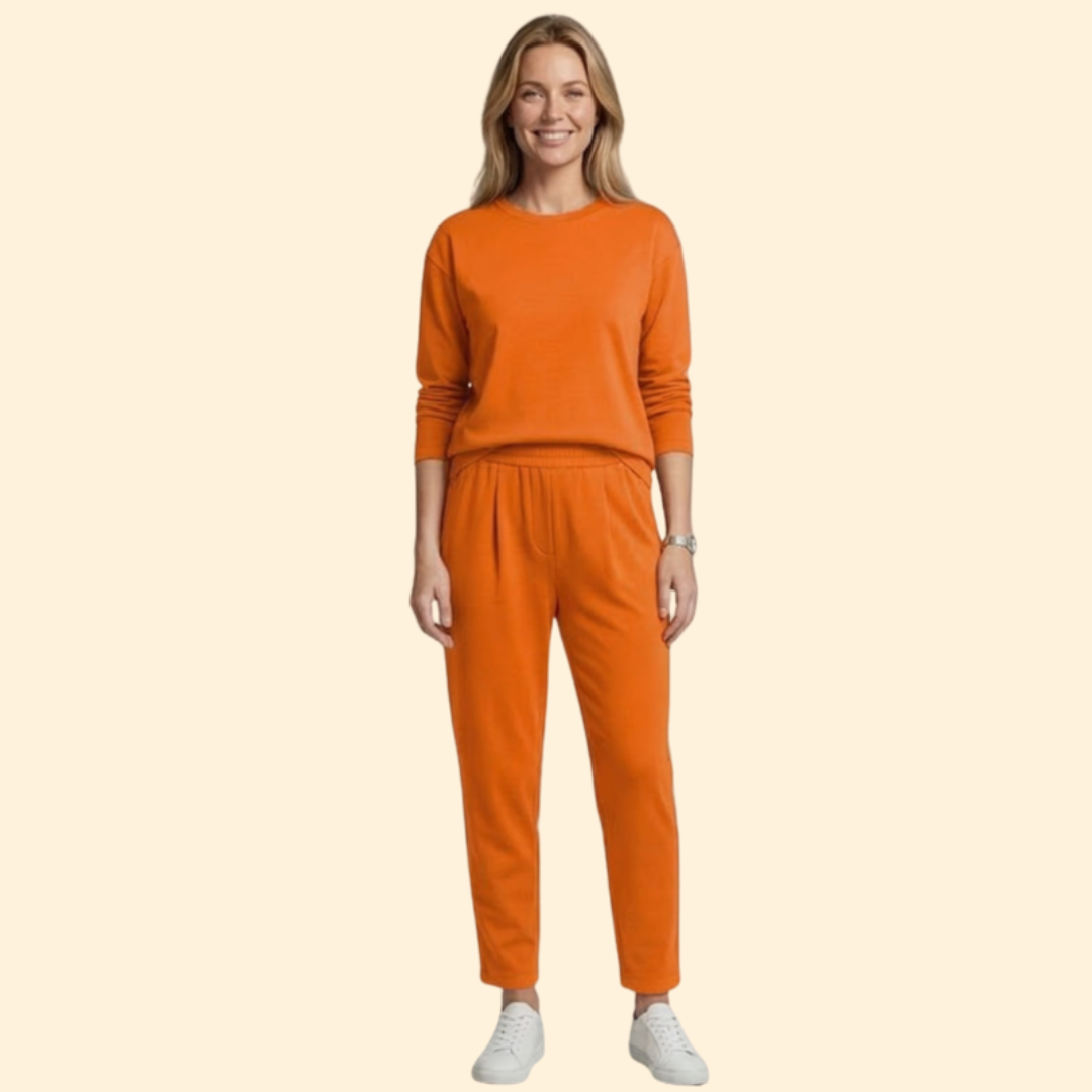 Women’s Two Piece Set with Long Sleeve Top