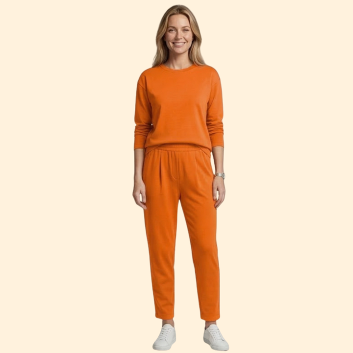 Women’s Two Piece Set with Long Sleeve Top