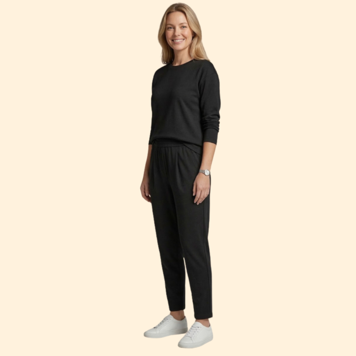 Women’s Two Piece Set with Long Sleeve Top