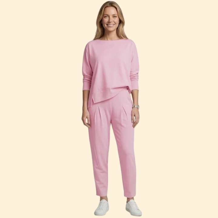 Women’s Two Piece Set with Long Sleeve Top