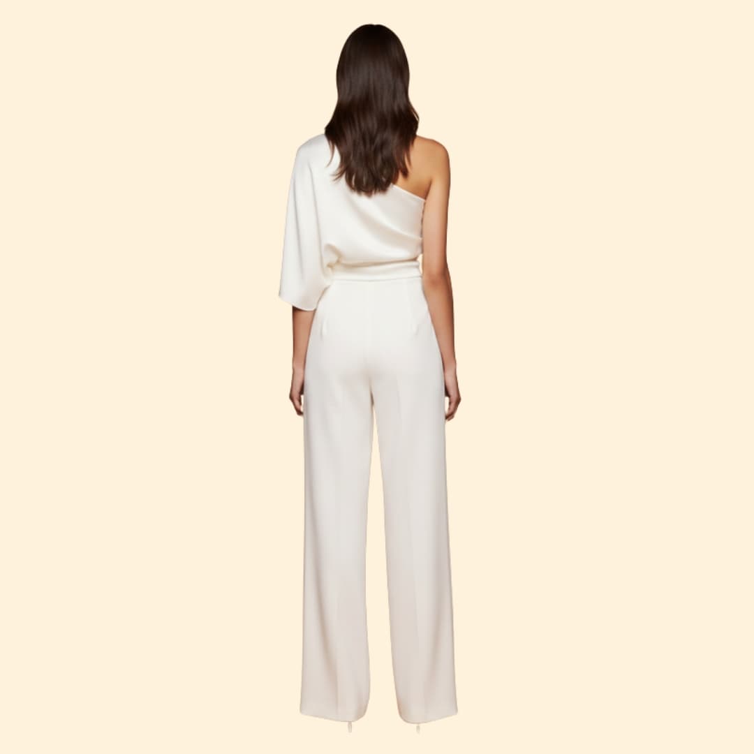 Women's Elegant Jumpsuit Off-Shoulder Design