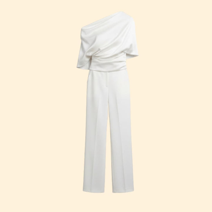 Women's Elegant Jumpsuit Off-Shoulder Design