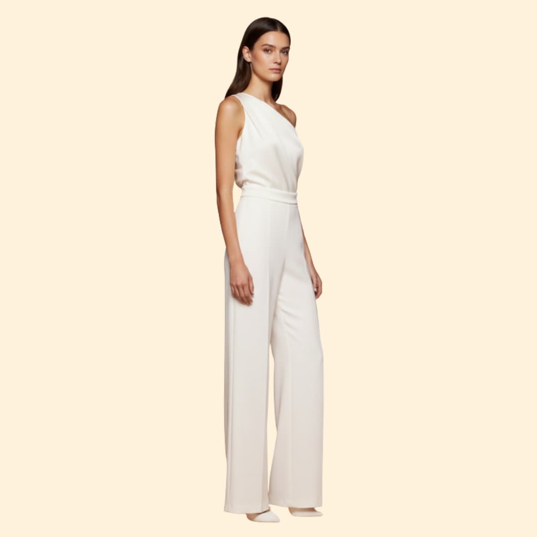 Women's Elegant Jumpsuit Off-Shoulder Design