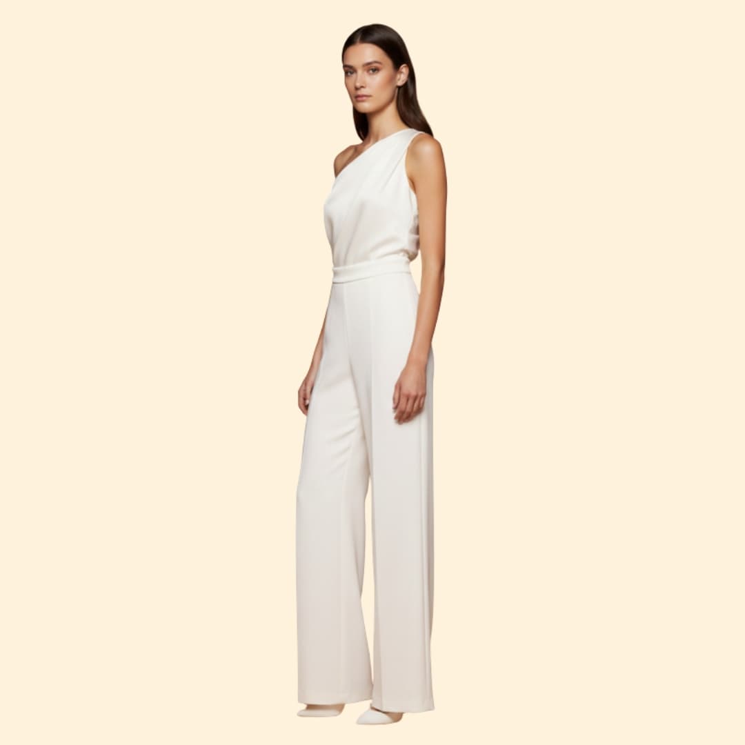 Women's Elegant Jumpsuit Off-Shoulder Design