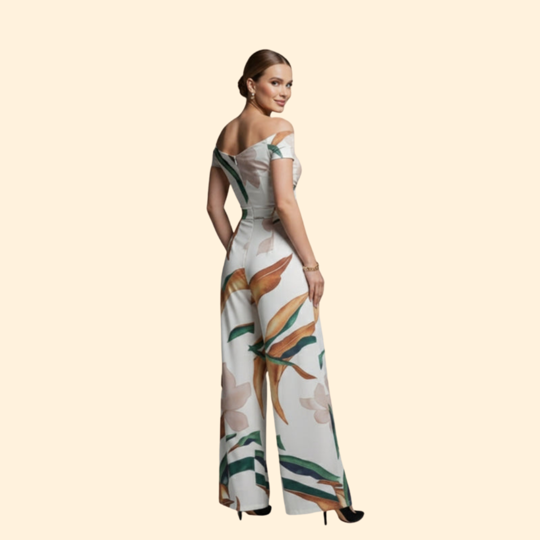 Women’s Elegant Jumpsuit Wrap Bodice