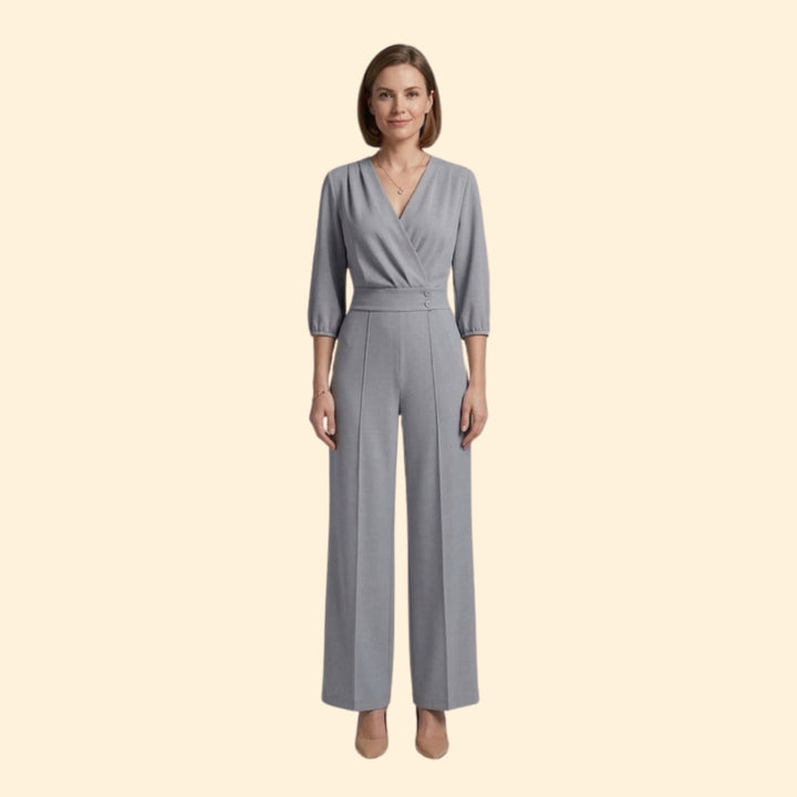 Women’s Elegant Jumpsuit with Button Detail