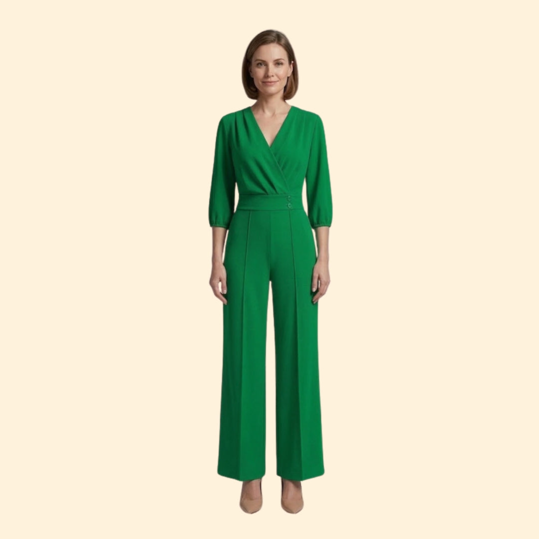 Women’s Elegant Jumpsuit with Button Detail