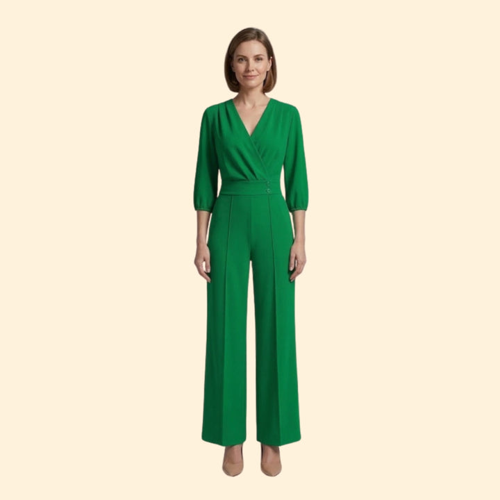 Women’s Elegant Jumpsuit with Button Detail