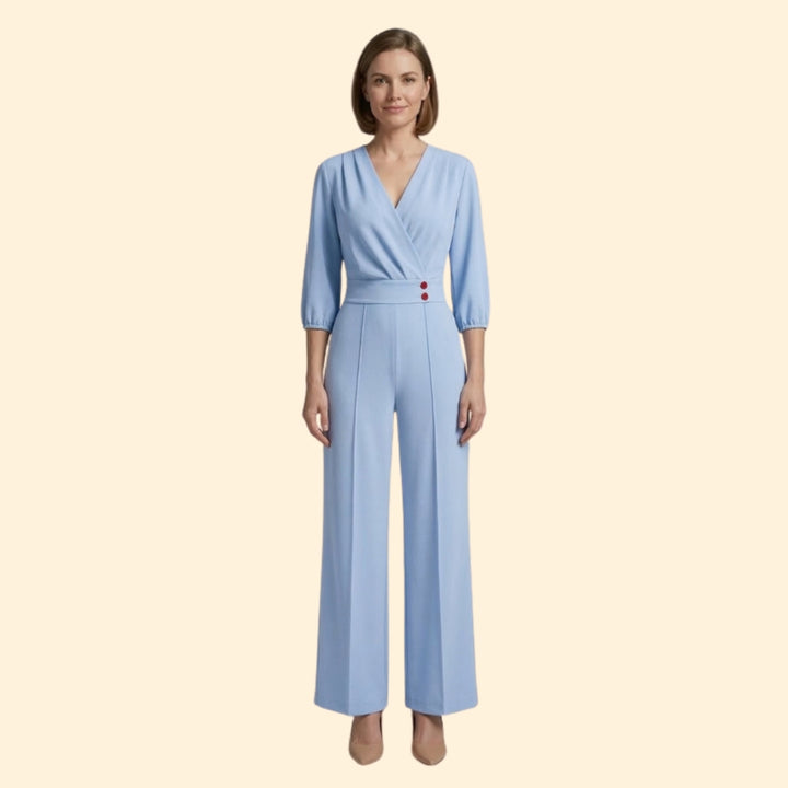 Women’s Elegant Jumpsuit with Button Detail
