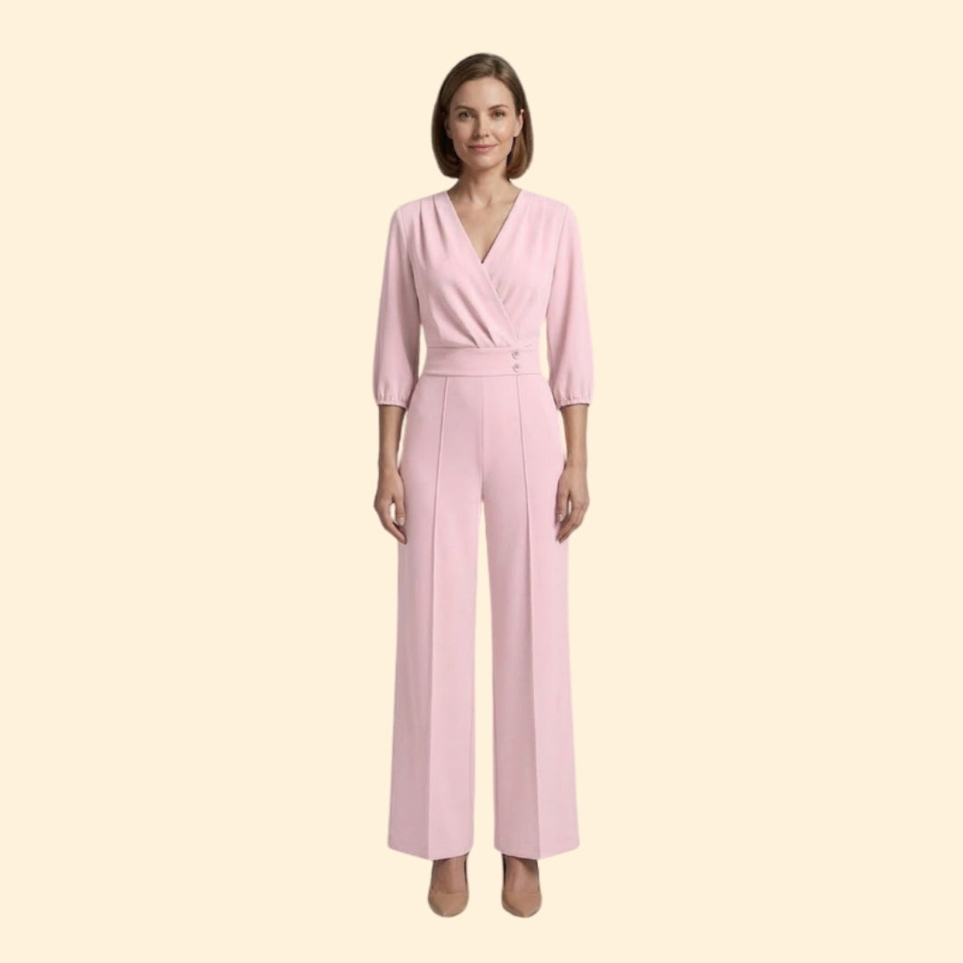 Women’s Elegant Jumpsuit with Button Detail