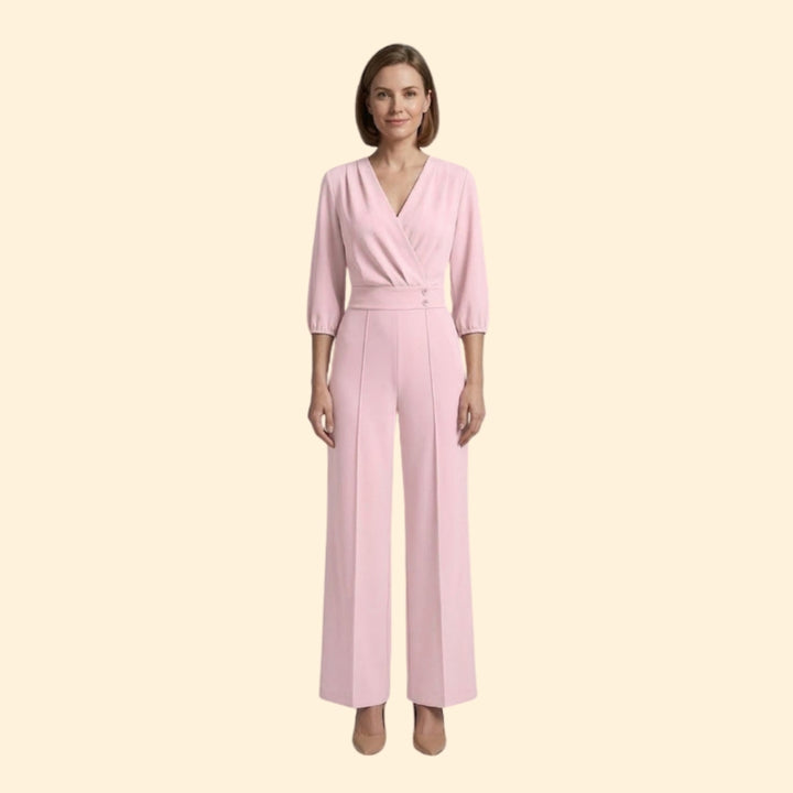 Women’s Elegant Jumpsuit with Button Detail
