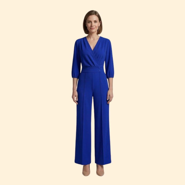 Women’s Elegant Jumpsuit with Button Detail