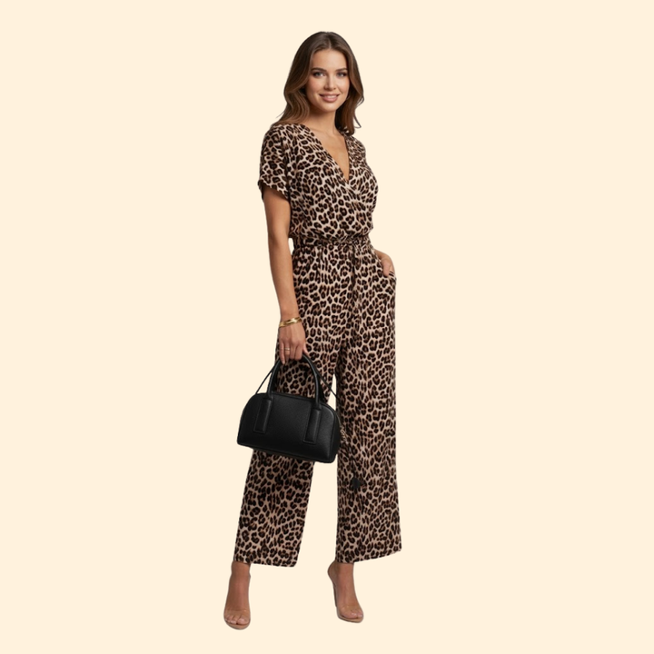 Women’s Elegant Jumpsuit with Flowing Sleeves