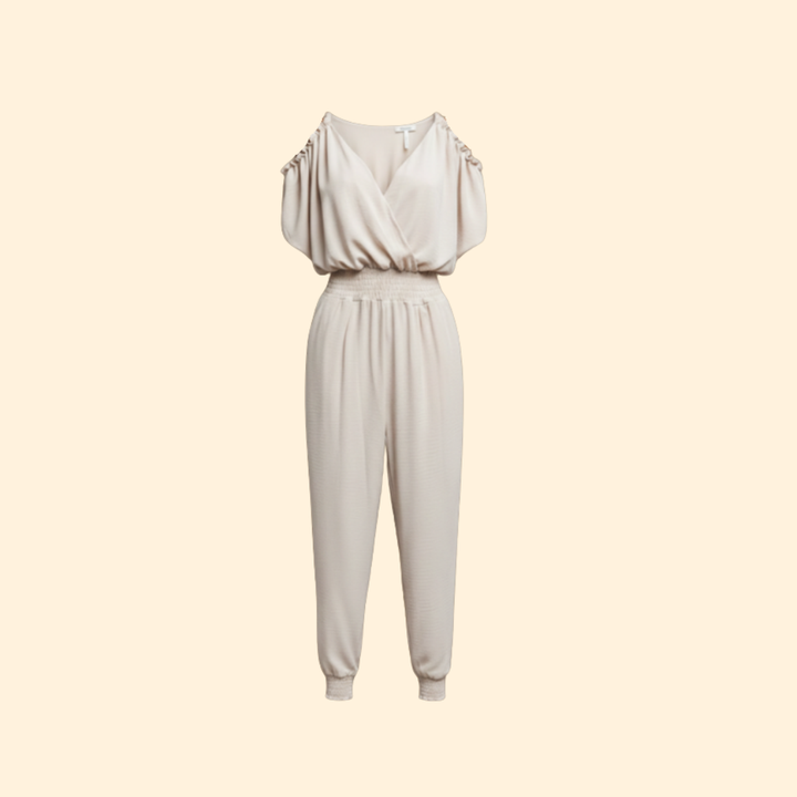 Women’s Elegant Jumpsuit with Open Shoulders