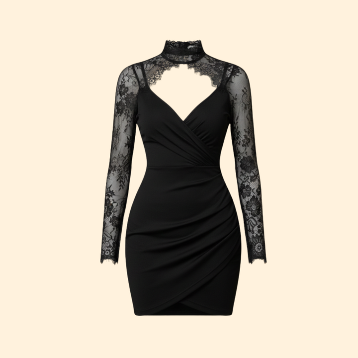Women's Elegant Lace Mini Dress