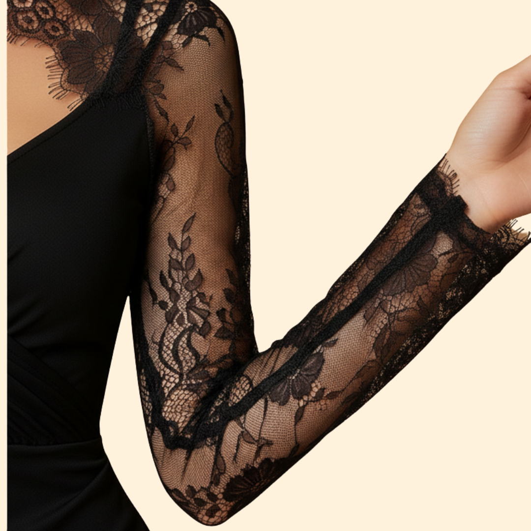 Women's Elegant Lace Mini Dress