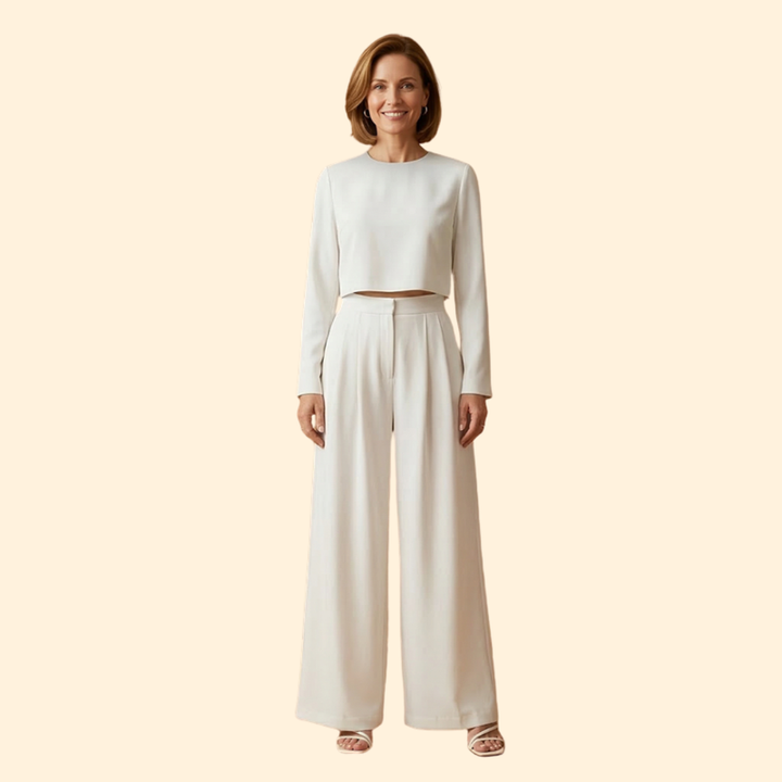 Women’s Long Sleeve Jumpsuit with High Waist