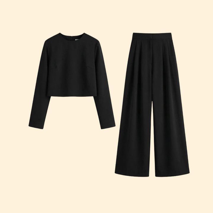 Women’s Long Sleeve Jumpsuit with High Waist