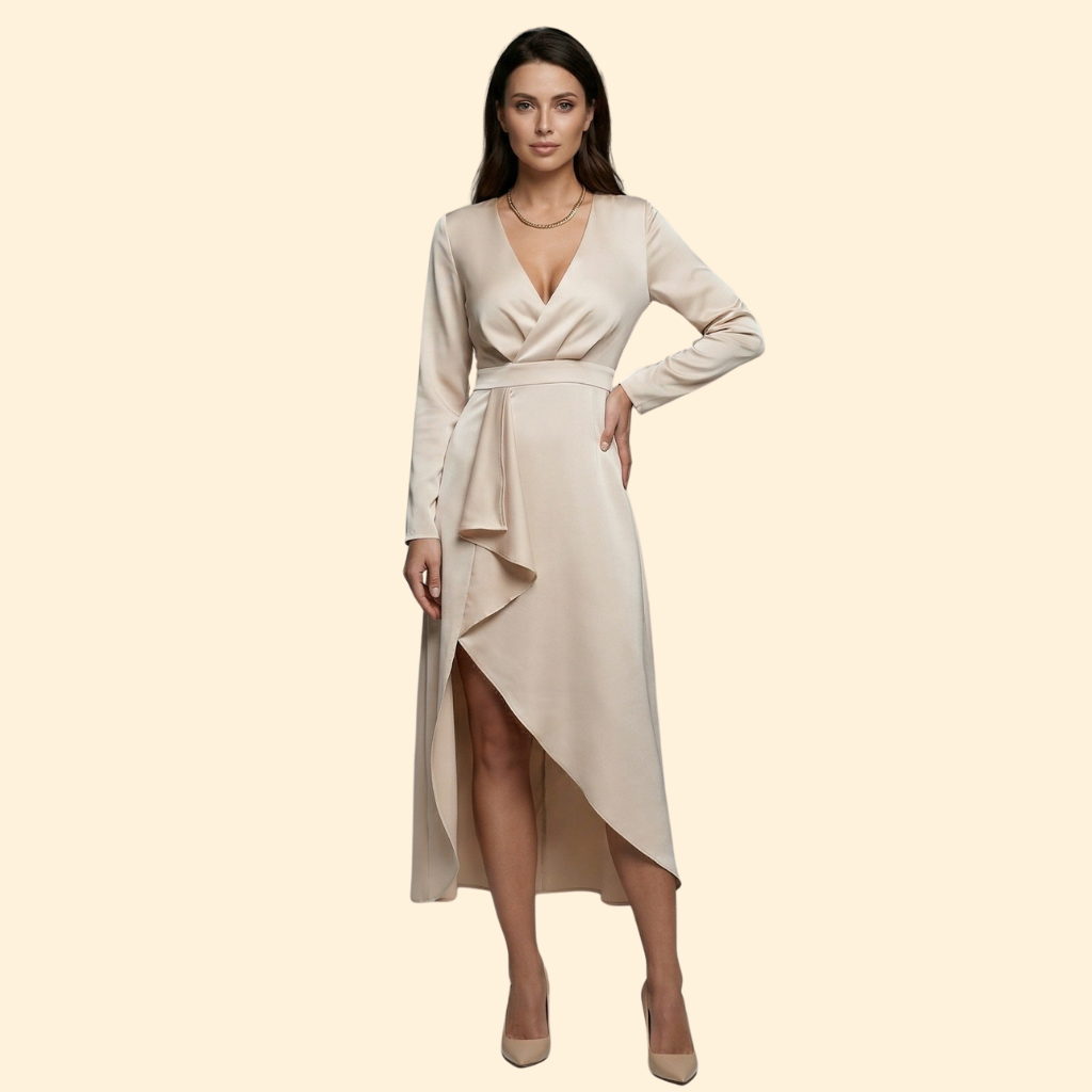 Women’s Elegant V-Neck Dress