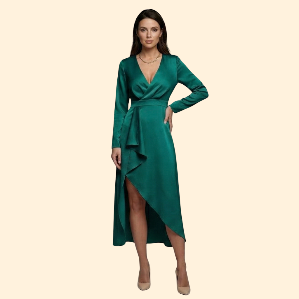 Women’s Elegant V-Neck Dress