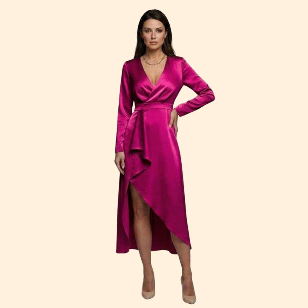 Women’s Elegant V-Neck Dress