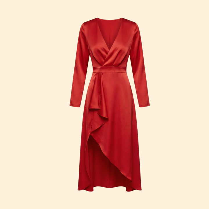 Women’s Elegant V-Neck Dress