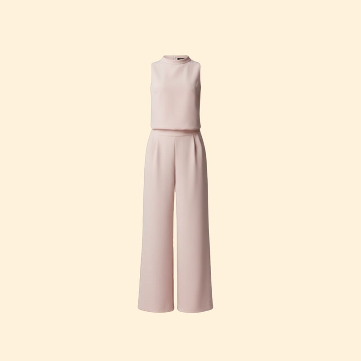 Women’s Casual Jumpsuit High Neckline