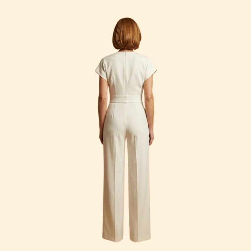 Women’s Elegant Jumpsuit V Neckline