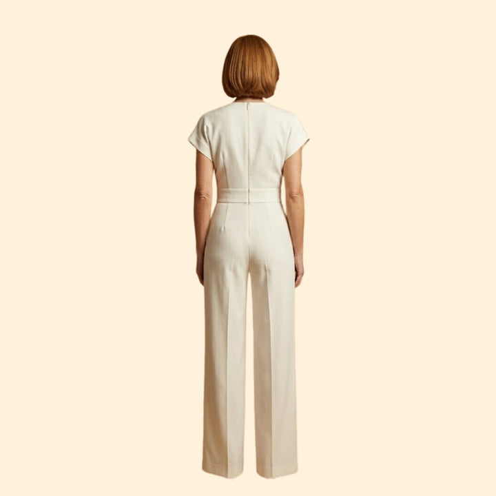 Women’s Elegant Jumpsuit V Neckline