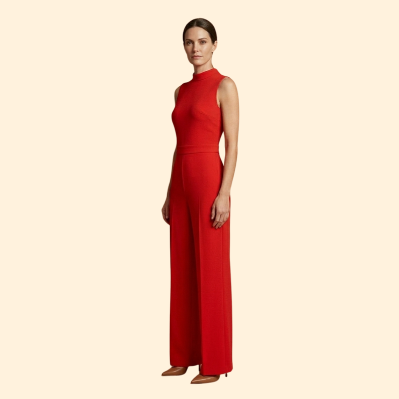 Women’s Sleeveless Top with Wide Leg Pants