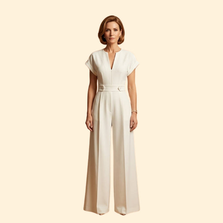 Women’s Elegant Jumpsuit V Neckline