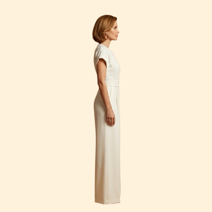 Women’s Elegant Jumpsuit V Neckline