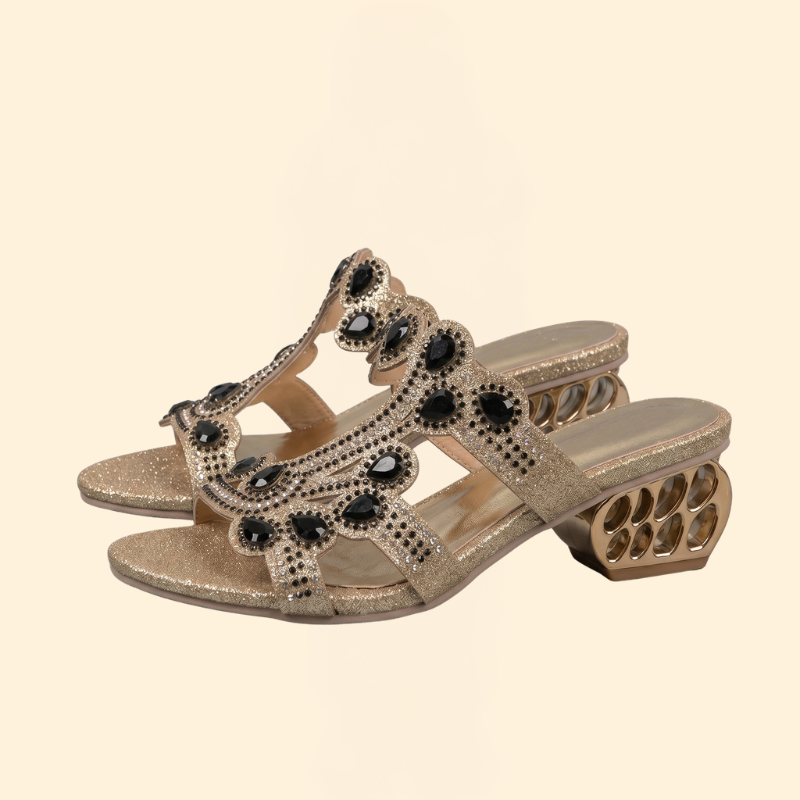 Women's Embellished Sandals with Straps