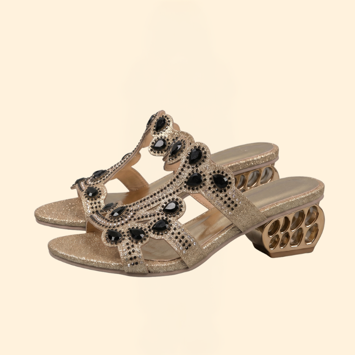 Women's Embellished Sandals with Straps