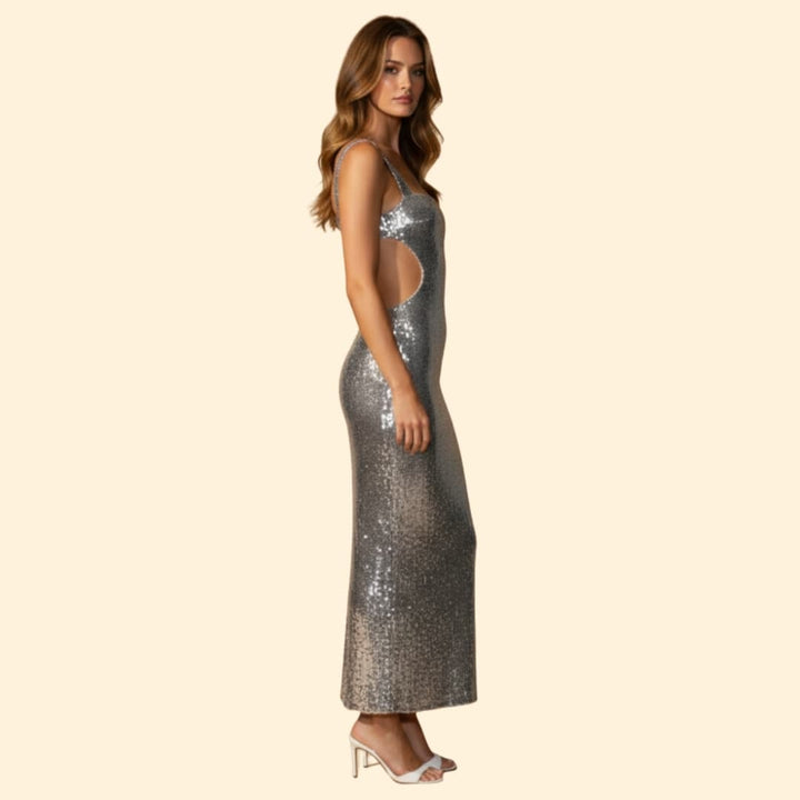 Women's Evening Dress Sequin Detailing