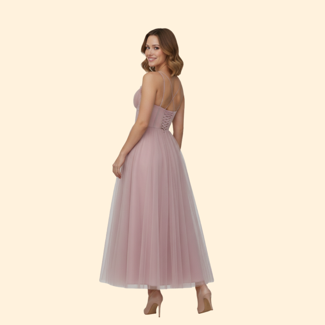 Women’s Evening Dress Tulle Skirt Corset