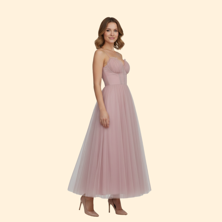 Women’s Evening Dress Tulle Skirt Corset