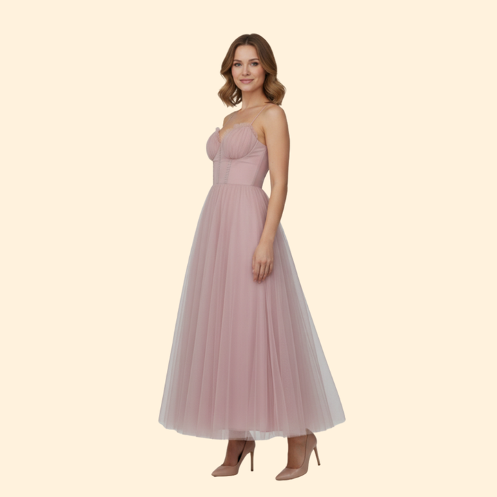 Women’s Evening Dress Tulle Skirt Corset