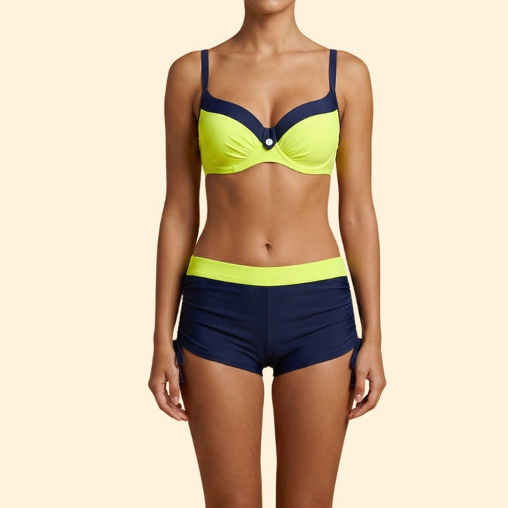 Women’s Figure-Shaping Swimwear with Push-Up Design