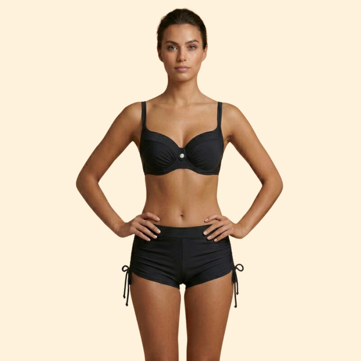 Women’s Figure-Shaping Swimwear with Push-Up Design