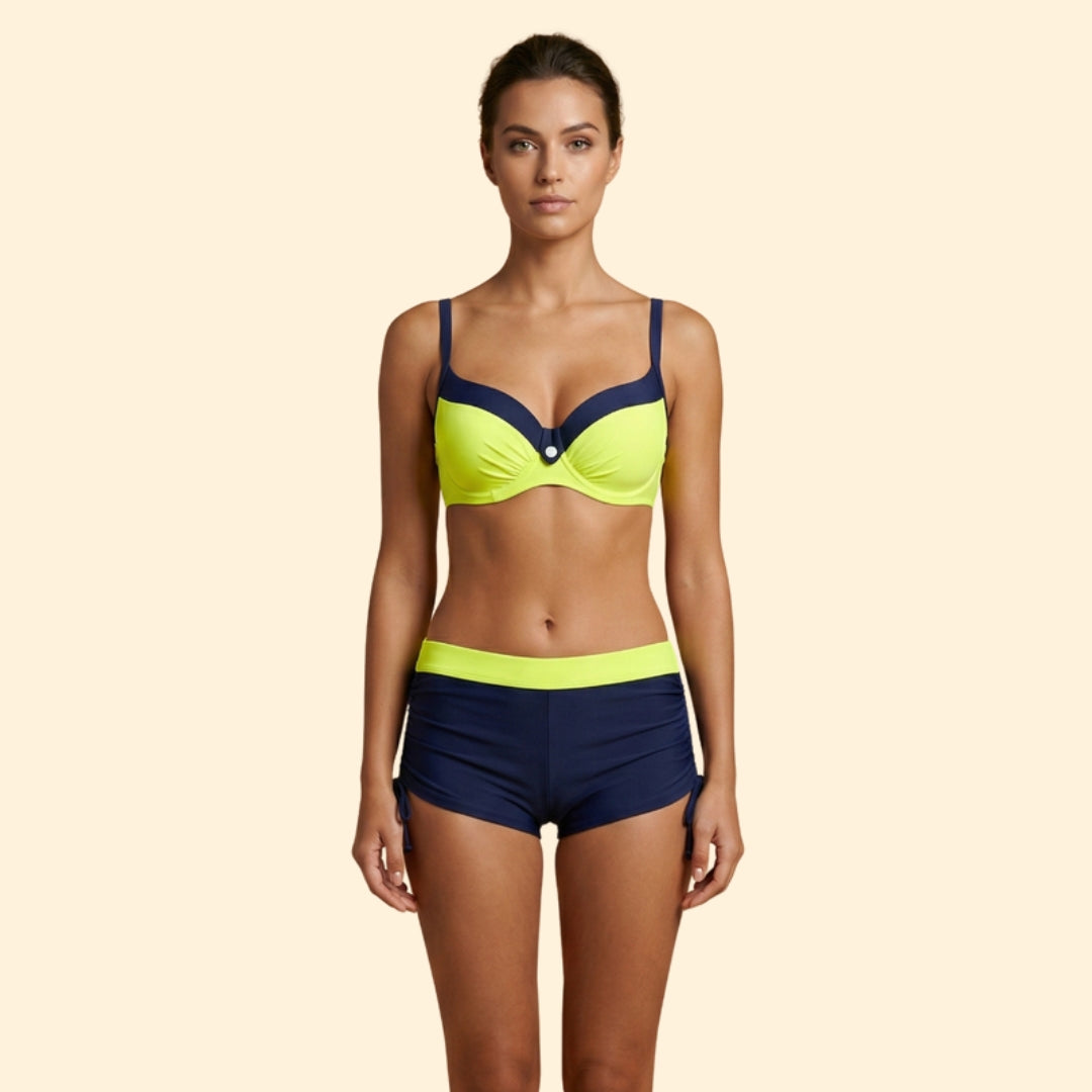 Women’s Figure-Shaping Swimwear with Push-Up Design