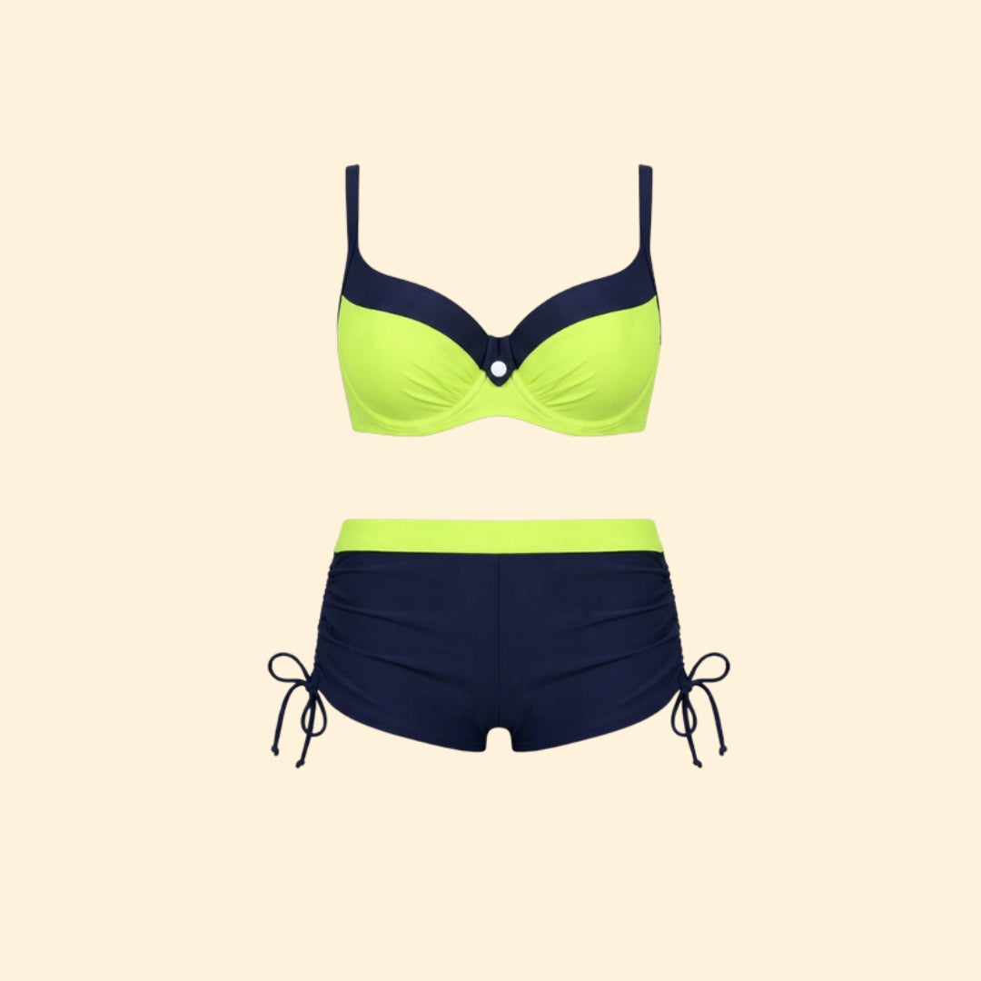 Women’s Figure-Shaping Swimwear with Push-Up Design