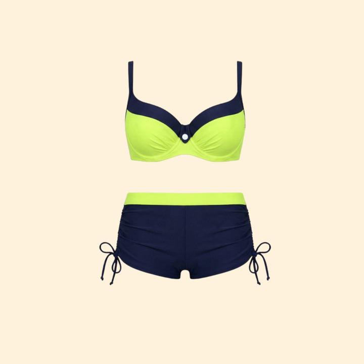 Women’s Figure-Shaping Swimwear with Push-Up Design
