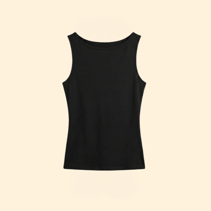 Women’s Tank Top with High Neckline