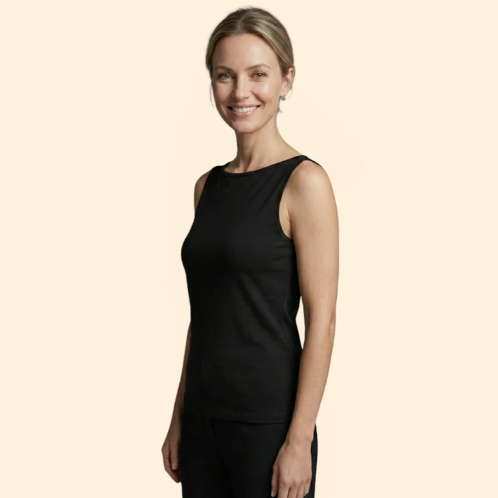 Women’s Tank Top with High Neckline