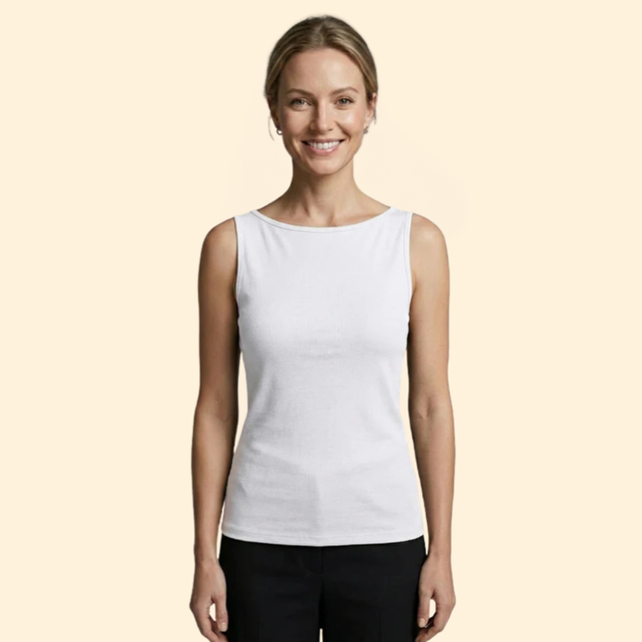 Women’s Tank Top with High Neckline